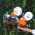 12 polegadas Halloween Balloon Halloween Decoração Layout Cinco balões de borracha de abóbora lateral de impressão de impressão